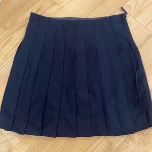 Crewcuts Girls Navy Pleated Skort